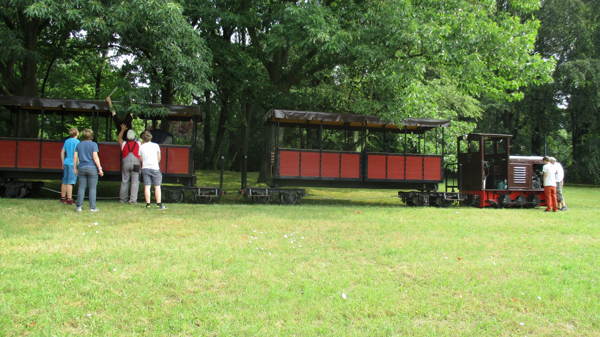 Besuch bei der Britzer Parkbahn Parkeisenbahn Wuhlheide